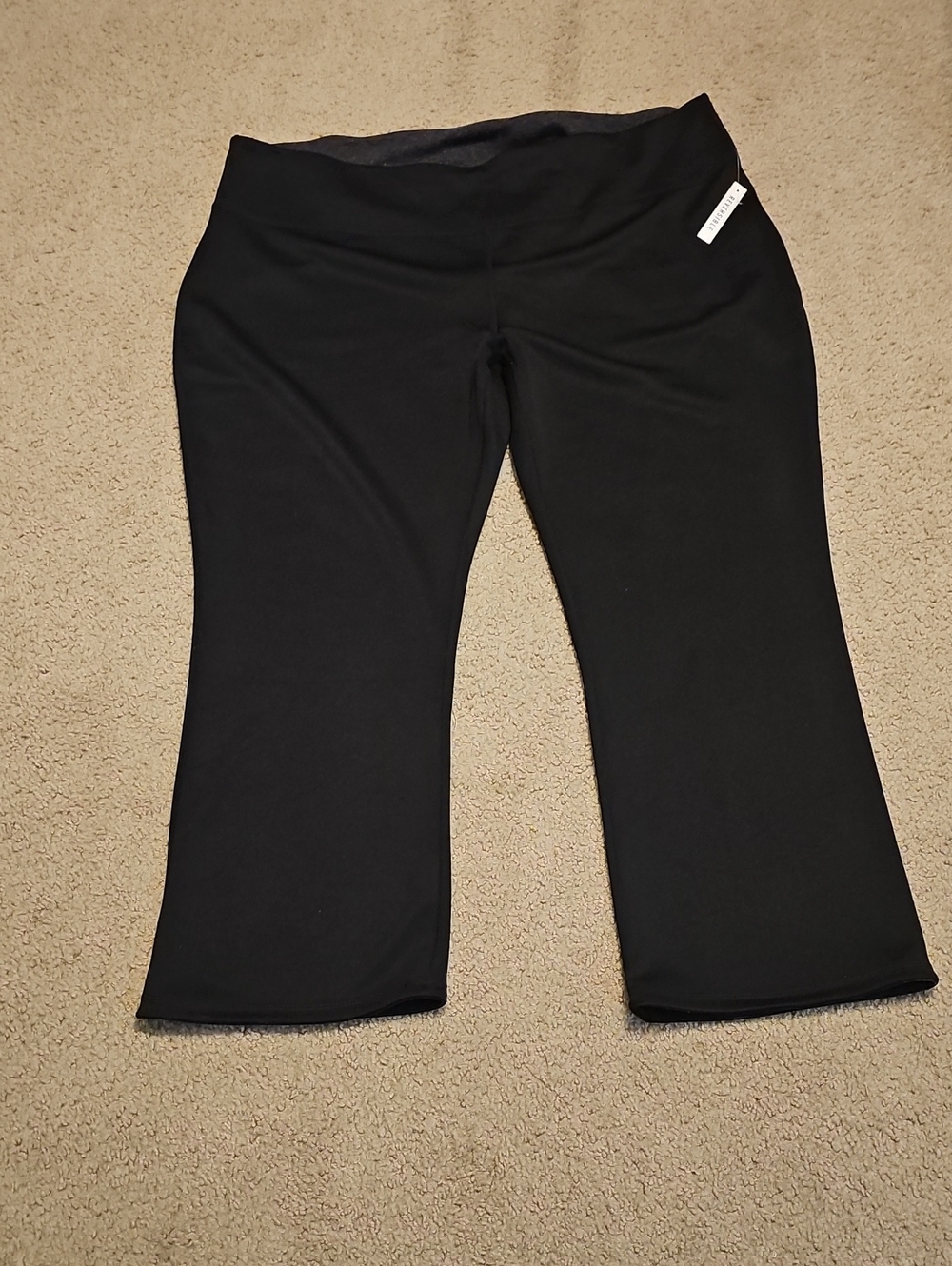 Denim&Co Black Wide-Leg Pull-On Pants
